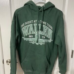 Wallen Men's Green Tour Hoodie